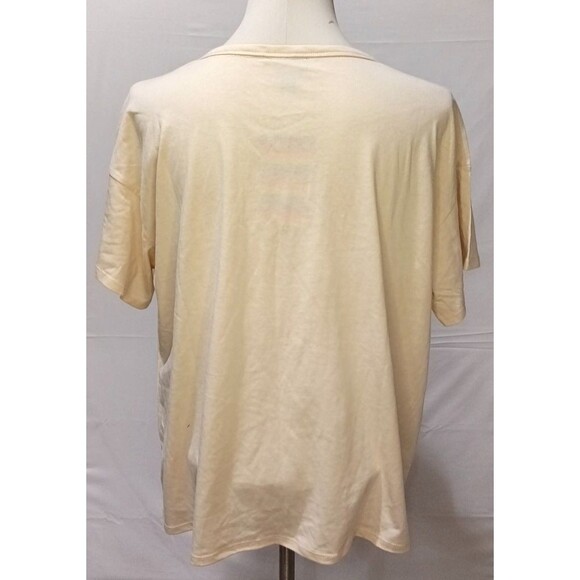 Pride Women "Live with Pride"  T-Shirt Color Beige Size XXL -MSRP $36 - Picture 3 of 16